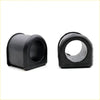 Black rubber front stabilizer shaft bushings with molded edges and embossed text for mitsubishi delica 4wd 1988-1994