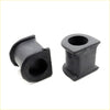 Black rubber front stabilizer shaft bushing with square cross-section and rounded edges for toyota hilux 1979-1983