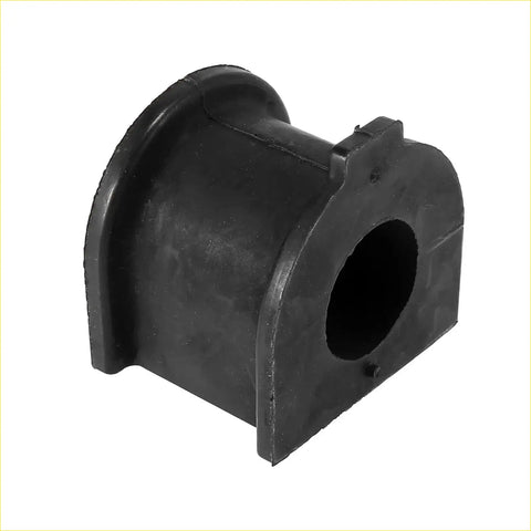 Black rubber front stabilizer sway bar bushing with cylindrical hole and reinforced flanges for Toyota FJ Cruiser 4Runner