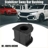 Black rubber front stabilizer sway bar bushing for toyota fj cruiser 4runner with central hole and angled flanges