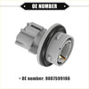 Front turn signal lamp socket for toyota avalon 2000-2004 with gray plastic body black rubber gasket and metal contacts