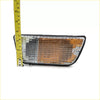 Front turn signal lights for nissan datsun 620 72-75 amber and clear rectangular side marker with textured lens