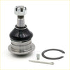 Front upper ball joint for Toyota Hilux 2004-2016 silver with black rubber boot and metal retaining ring pin and cap