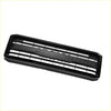 Black plastic front upper bumper grille with horizontal slats and emblem holder for toyota land cruiser 2007-2012