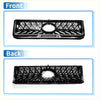 Front upper bumper grille for toyota land cruiser fj79 2007 2012 black plastic diamond mesh with circular opening