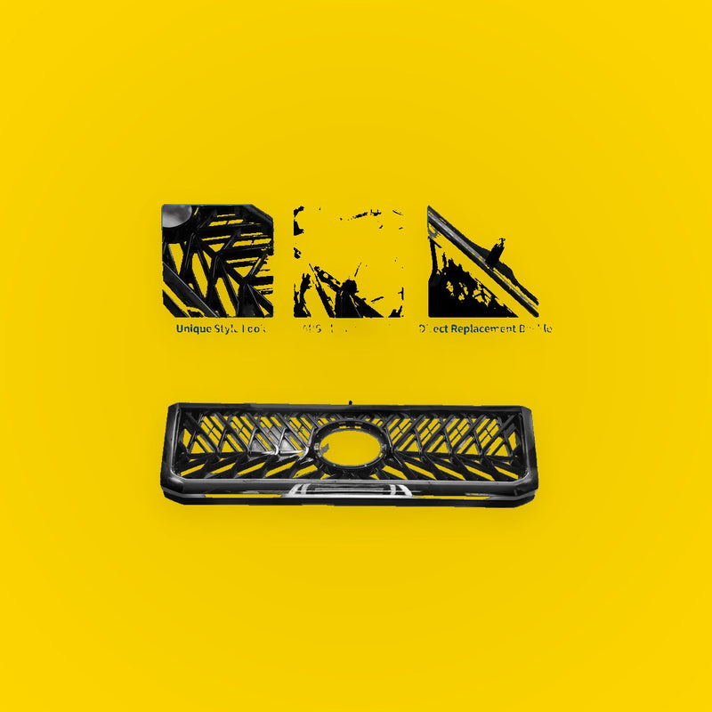 Front Upper Bumper Grille for Toyota Land Cruiser FJ79 (2007-2012)