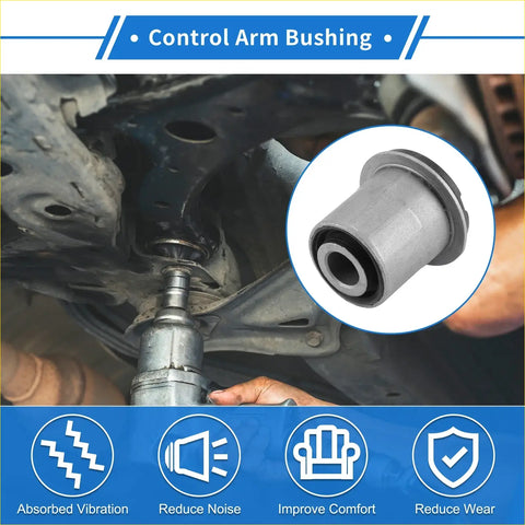 Front upper control arm bushing for toyota 4runner 1996-2002 gray metallic with rubber inner lining