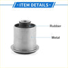 Front upper control arm suspension bushing for toyota 4runner fj in silver metal and rubber shown from the back side