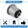 Front upper control arm suspension bushing with silver metal and black rubber insert for toyota 4wd ute offroad use