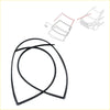 Black rubber front upper windshield moulding weatherstrip seal for nissan x-trail t30 2000-2012 car window frame