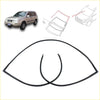 Black rubber weatherstrip front upper windshield moulding for nissan x-trail t30 2000-2012 window seals