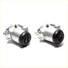 Front wheel brake cylinder for toyota hilux 1978-1983 showing silver and black ignition coil assemblies with metal terminals and rubber caps