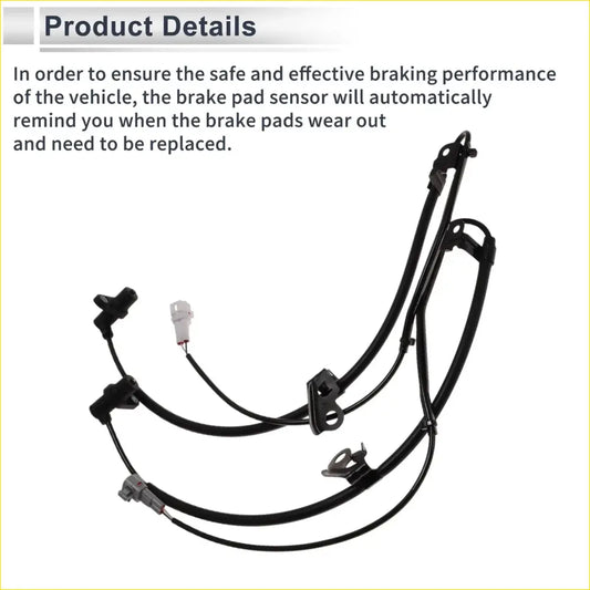 Front Wheel Brake Pad Wear Sensor for Toyota Prius (2004-2009) - Brakes
