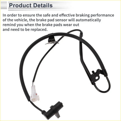 Front Wheel Brake Pad Wear Sensor for Toyota Prius (2010-2015) - Brakes