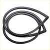 Black rubber front windscreen seal for mazda familia m1000 1963-1968 with durable weatherstrip design
