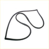 Black rubber front windscreen weatherstrip for mazda familia presto wagon with smooth flexible texture and raised edge