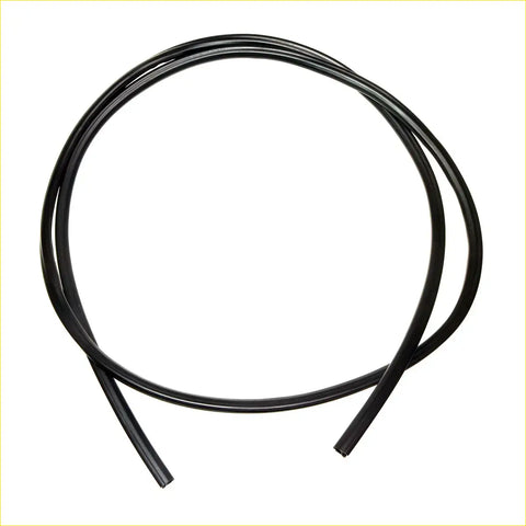 Black rubber front windshield molding gasket with smooth glossy surface for toyota hilux ln145 ln146 ln147 1997-2005