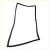 Black rubber front windshield seal with flexible curved profile for datsun nissan bluebird 510 1968-1973