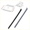 Black and gray metal front windshield side moulding trim strips for nissan pathfinder terrano 1986-1995 car restoration