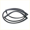 Black rubber front windshield weatherstrip seal for mitsubishi delica l300 van 1986-1994