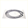 Black rubber front windshield weatherstrip seal for mitsubishi delica l300 van 1986-1994 packaged in clear plastic