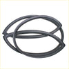 Black rubber front windshield weatherstrip for Mitsubishi Galant and Chrysler Valiant window seal strips