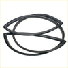 Black rubber front windshield weatherstrip seal for mitsubishi l300 delica 1986-1994 automotive windows