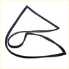 Black rubber front windshield weatherstrip seal for mitsubishi l300 delica 1986-1994 shaped in a continuous loop