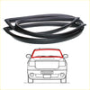 Black rubber front windshield weatherstrip for mitsubishi triton l020 dodge ram 50 shown from back side