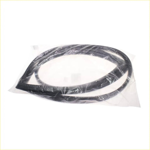 Black rubber front windshield weatherstrip seal for mitsubishi triton l020 dodge ram 50 in clear plastic bag