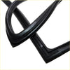 Black rubber front windshield weatherstrip seal made for nissan datsun bluebird 510 1600 1968-1973