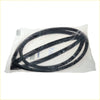 Black rubber front windshield weatherstrip gasket for nissan datsun bluebird 510 1600 1968-1973 in clear plastic packaging