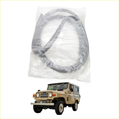 Gray rubber front windshield weatherstrip for vintage beige nissan datsun patrol g60 1960-1980 jeep