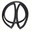 Black rubber front windshield weatherstrip for Nissan Datsun Sunny B110 1200 sedan 1970-1973 for window sealing