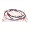 Black rubber front windshield weatherstrip seal for toyota hilux 1988-1997 wrapped in clear packaging with red toyota branding