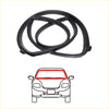 Black rubber front windshield weatherstrip for toyota hilux 1988-1997 designed to seal and protect the glass edge