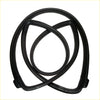 Black rubber front windshield weatherstrip for Toyota Hilux 1988-1997 with smooth flexible texture and reinforced ends