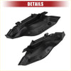 Black plastic front windshield wiper cowl cover extension trim pieces for toyota prius car bumper cover