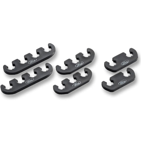 Ford Racing Wire Dividers 4 to 3 to 2 - Black w/ White Ford Logo (Mustang 65-95) — fits Ford Explorer Un UP Uq