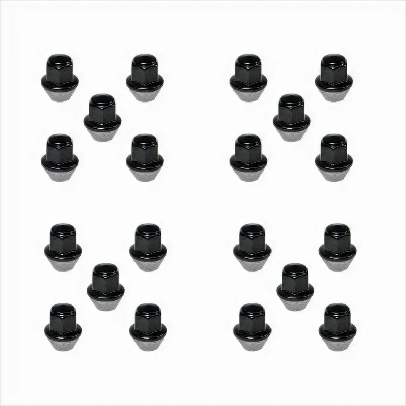 Ford Racing Black Lug Nut Kit - 20 Lug Nuts (Mustang 15-25) — fits Ford Mustang Eco Boost