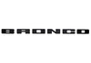 Ford Racing Grille Lettering Overlay Kit - Black (Bronco 21+)
