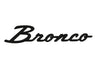 Ford Racing Classic Script Fender Badge Kit - Gloss Black (Bronco 21-24)