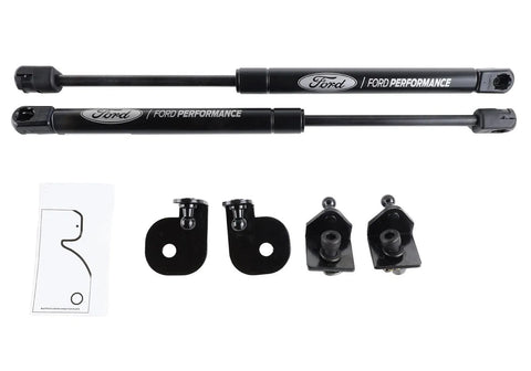 Ford Racing Hood Lift Kit w/ Laser Engraved Ford Performance Logo (Mustang 05-14) — fits Ford Mustang