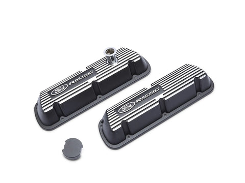 Ford Racing Black Satin Valve Covers Racing EFI (Mustang 86-93)