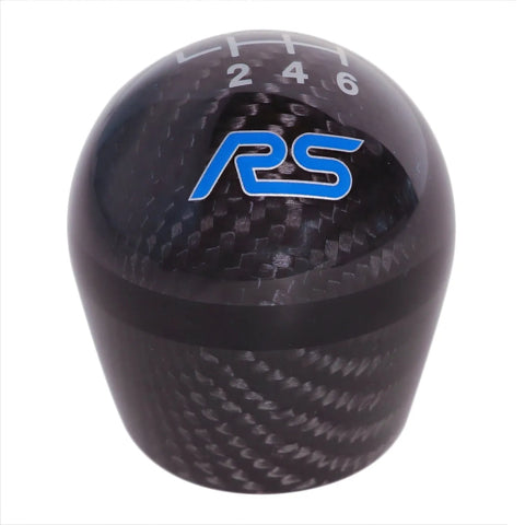 Ford Racing Black Carbon Fiber Shift Knob 6 Speed (Focus Gen 3 16-18) — fits Ford Focus Gen 3
