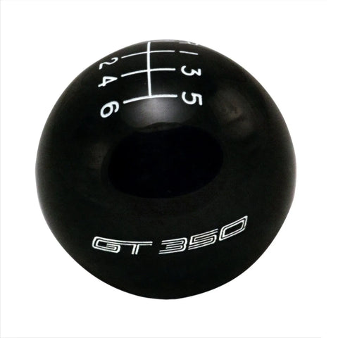 Ford Racing 6-Speed Shift Knob - Black (Mustang GT 15-17) — fits Ford Mustang Ecoboost