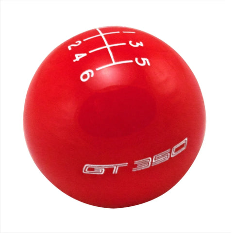 Ford Racing Shift Knob 6-Speed - Red (Mustang GT 17-17) — fits Ford Mustang Ecoboost