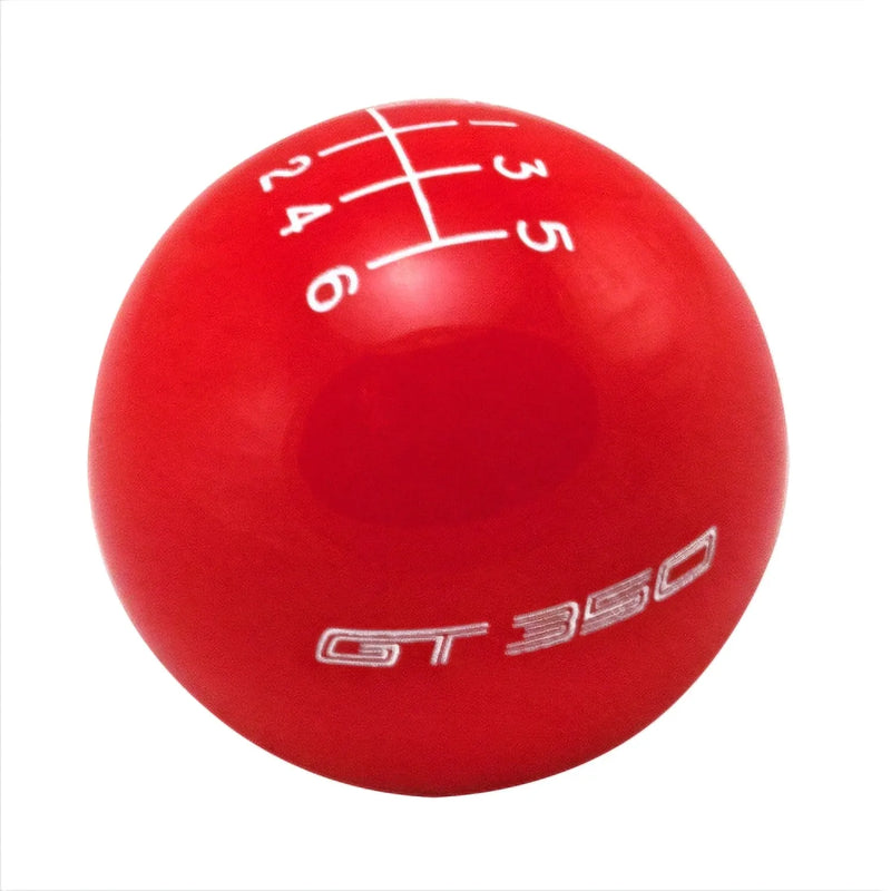 Ford Racing Shift Knob 6-Speed - Red (Mustang GT 17-17) — fits Ford Mustang Ecoboost