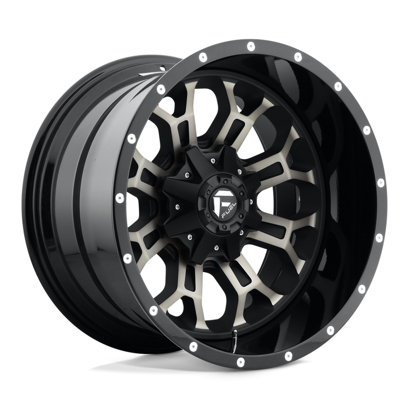 Fuel Crush D561 Gloss Machined Double Dark Tint