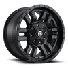 Fuel Sledge D596 Matte Black Gloss Black Lip